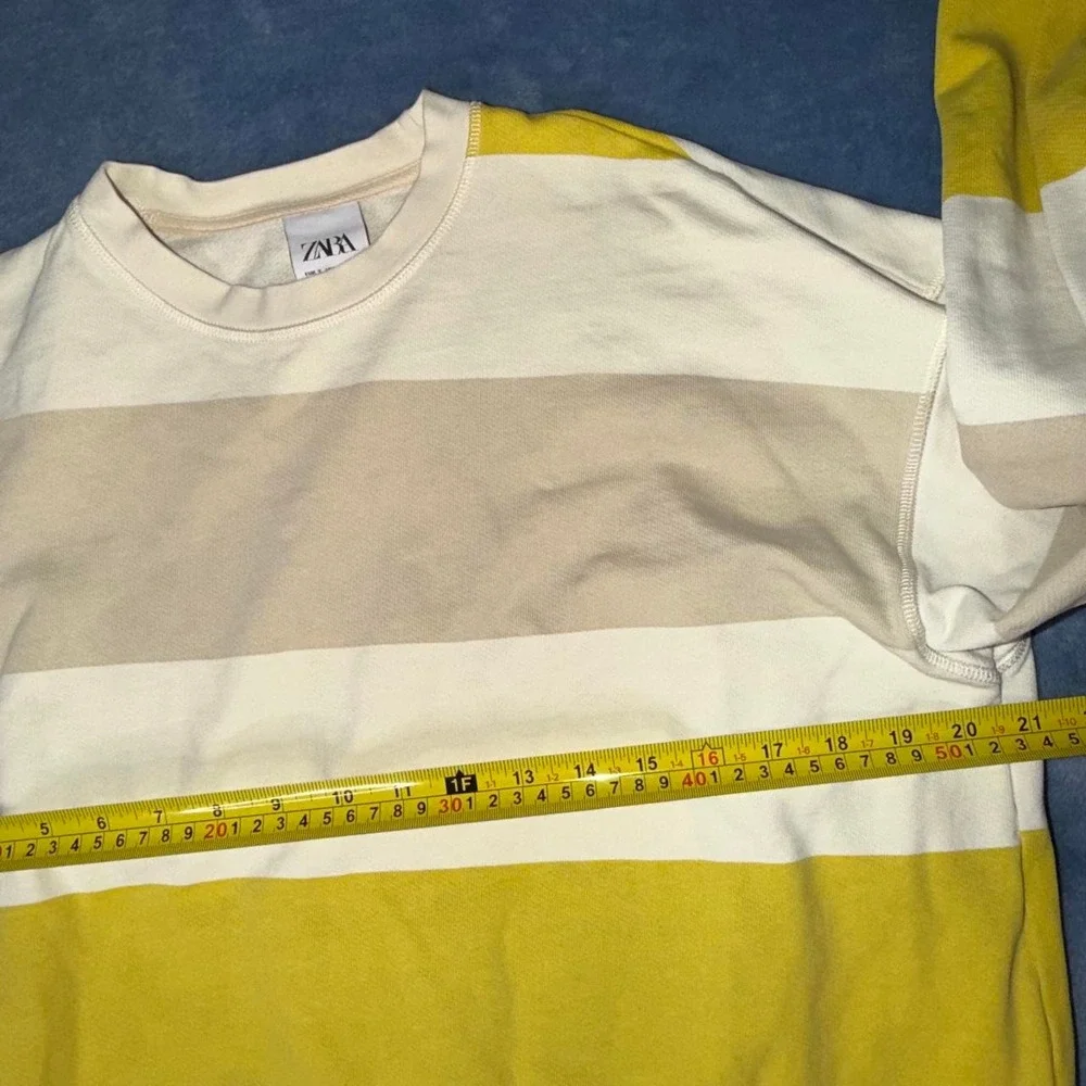 Zara horizontal striped sweatshirt